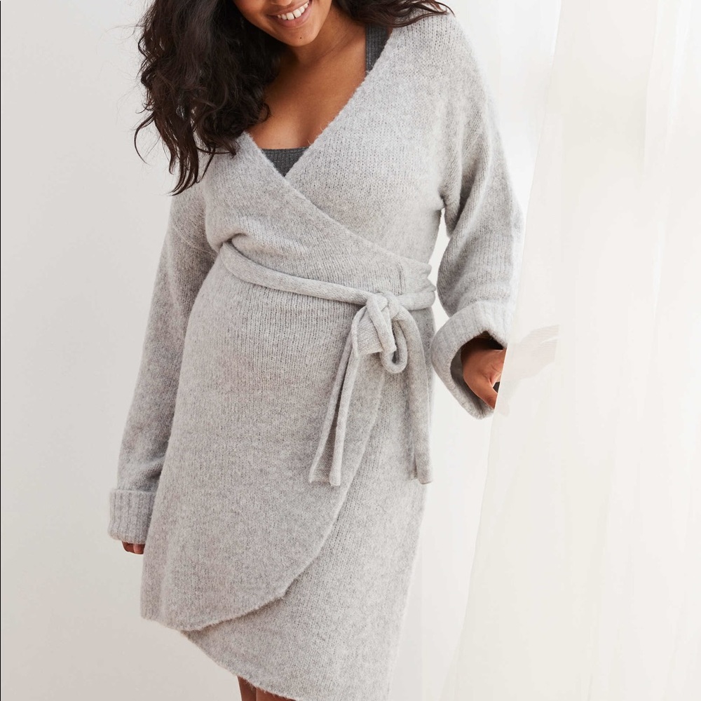Aerie sweater wrap dress